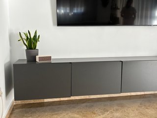 Mueble TV Ikea Besta Gris