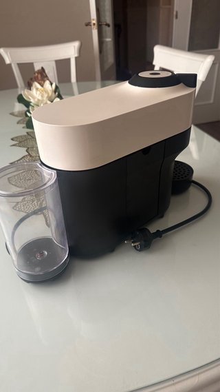 Cafetera Nespresso Vertuo Pop Krups Blanca