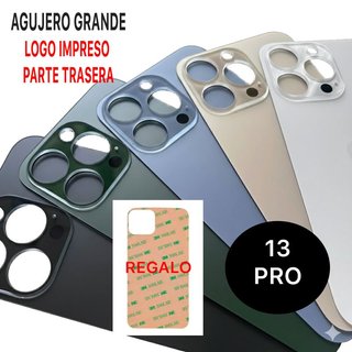 Tapa Trasera iPhone 13 PRO Cristal + Adhesivo