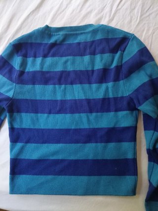 Jersey Zara Rayas Azul y azul claro