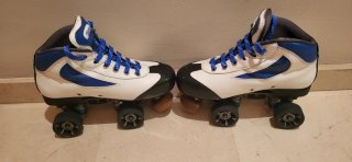 Patines Reno Blancos y Azules