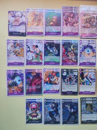 One Piece TCG Deck Luffy Morado Negro