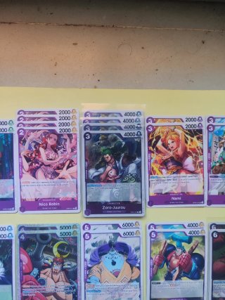 One Piece TCG Deck Luffy Morado Negro