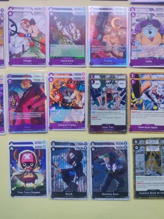 One Piece TCG Deck Luffy Morado Negro