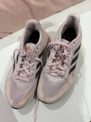 Zapatillas running Adidas mujer rosa