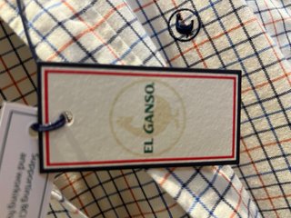 Camisa El Ganso cuadros etiqueta