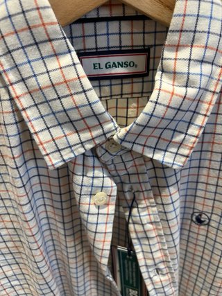 Camisa El Ganso cuadros etiqueta