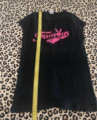 T-shirt Playboy 2000s Rosa