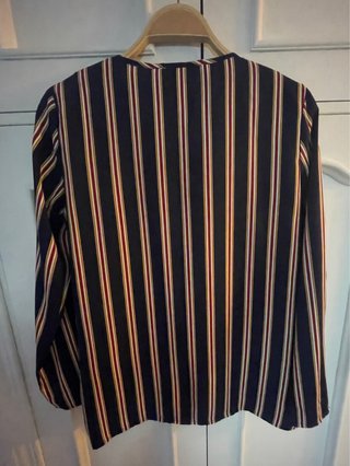Blusa Cortefiel rayas azul talla S