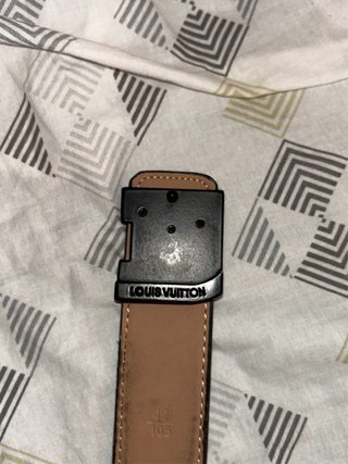 Cinturón Louis Vuitton Damier Graphite
