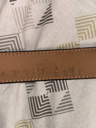 Cinturón Louis Vuitton Damier Graphite