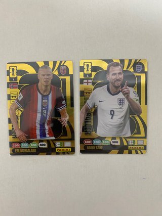 Cromos Panini Erling Haaland y Harry Kane