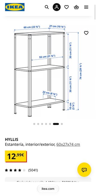 Estantería IKEA HYLLIS