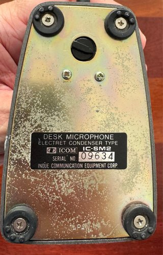 Micrófono vintage Icom IC-SM2