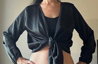 Bolero Raso Negro Talla Única