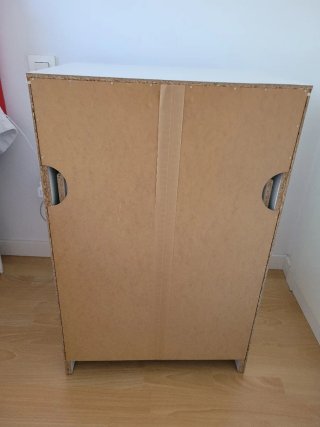 Mesita de noche Ikea blanca