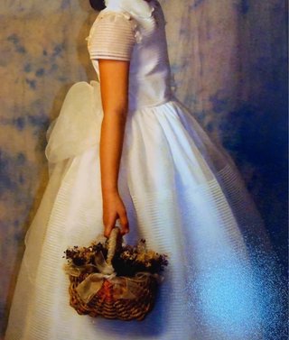 Vestido Comunión Blanco 128cm 8 años