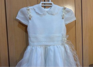 Vestido Comunión Blanco 128cm 8 años