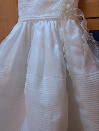 Vestido Comunión Blanco 128cm 8 años