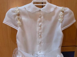 Vestido Comunión Blanco 128cm 8 años