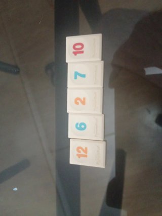 5 Fichas Rummikub Travel (12, 6, 2, 7, 10)