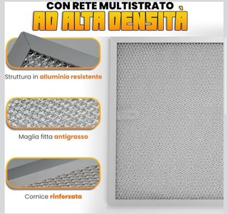 Filtri metallici per cappa cucina