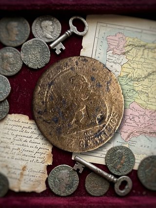 Moneda 10 Céntimos 1870 (Perra Gorda) RC