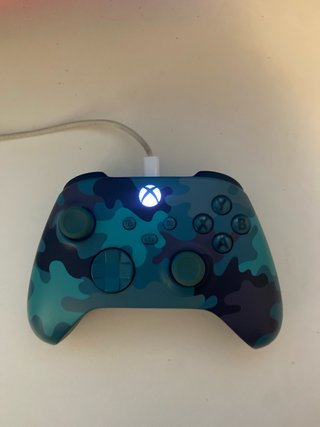 Mando Xbox Series S Camuflaje Azul/Morado