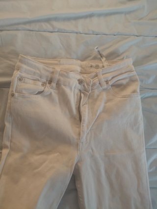 2 Pantalones Pitillo (Blanco y Negro)