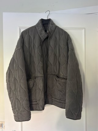 Chaqueta acolchada Zara gris