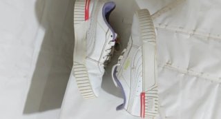 Sneakers Puma bambina bianche
