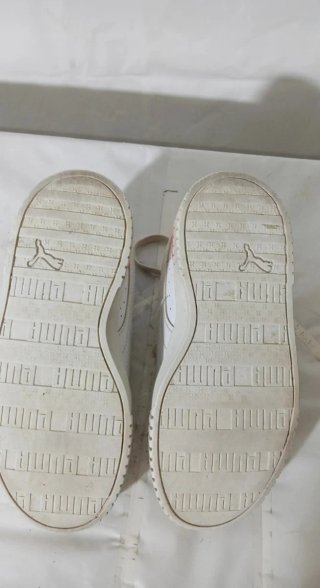 Sneakers Puma bambina bianche