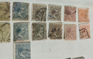 Sellos Alfonso XIII Pelón