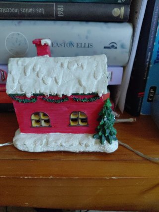 Casita Navideña Pueblo Nieve