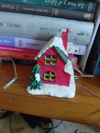 Casita Navideña Pueblo Nieve