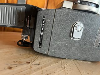 Cámara de vídeo vintage reflex 77