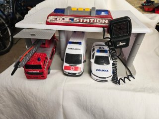 Lote Juguetes: Coche, Helicóptero, Figuras