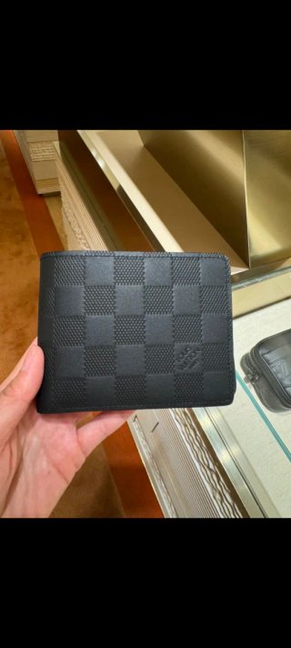 Cartera Louis Vuitton Negra Damier