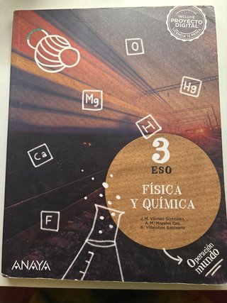 Libro de texto de Física y Química: 3 ESO