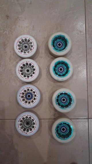 Kit 8 Ruedas Patinaje Komplex Bolero