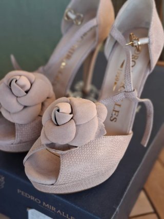 Zapatos de fiesta Pedro Miralles rosa