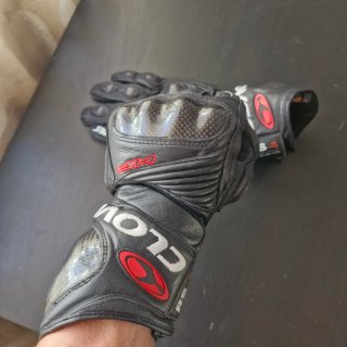 Guantes Moto Clover RS4 Talla M Carbono