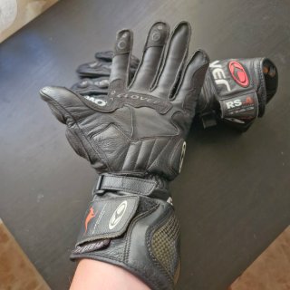 Guantes Moto Clover RS4 Talla M Carbono