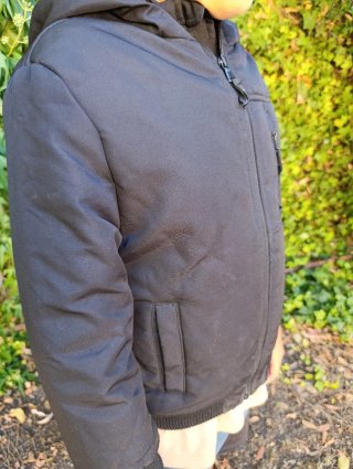 Chaqueta niño negra 7-8 años