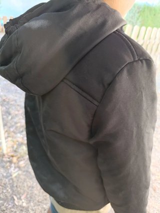 Chaqueta niño negra 7-8 años