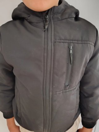 Chaqueta niño negra 7-8 años