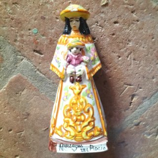 Virgen del Rocío figura cerámica
