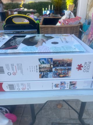 Lote Juguetes: Excavadora, Puzzle, Bloques
