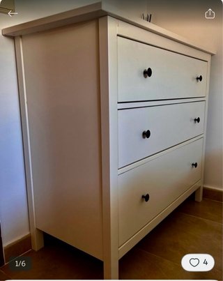 Cómoda Ikea Hemnes Blanca