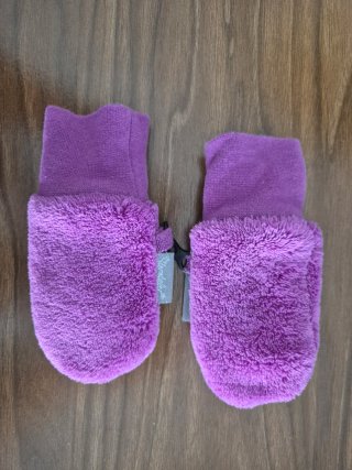 Manoplas bebé moradas
